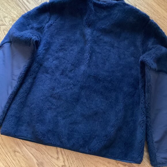 Original Best Made Co Men's Fleece Wool Sherpa Zip-Up Jacket in Navy XL OUTDOORS - Picture 7 of 7